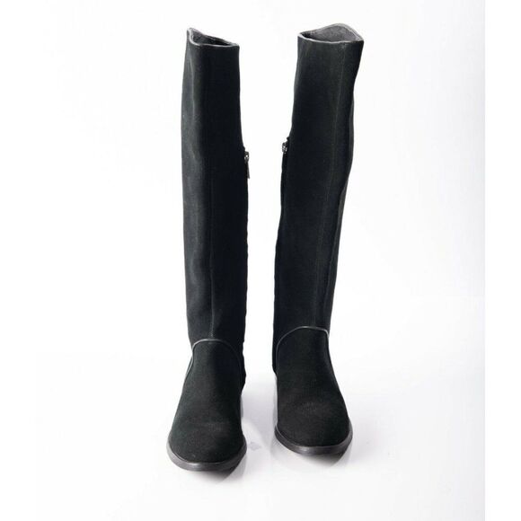 UGG® Womens Gracen Suede Block Heel Riding Boots - Picture 3 of 9